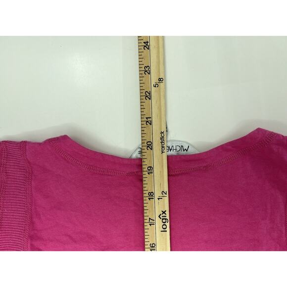 Womens Michael Carrie Shirt Size Small Pink Short Sleeve - Picture 11 of 12